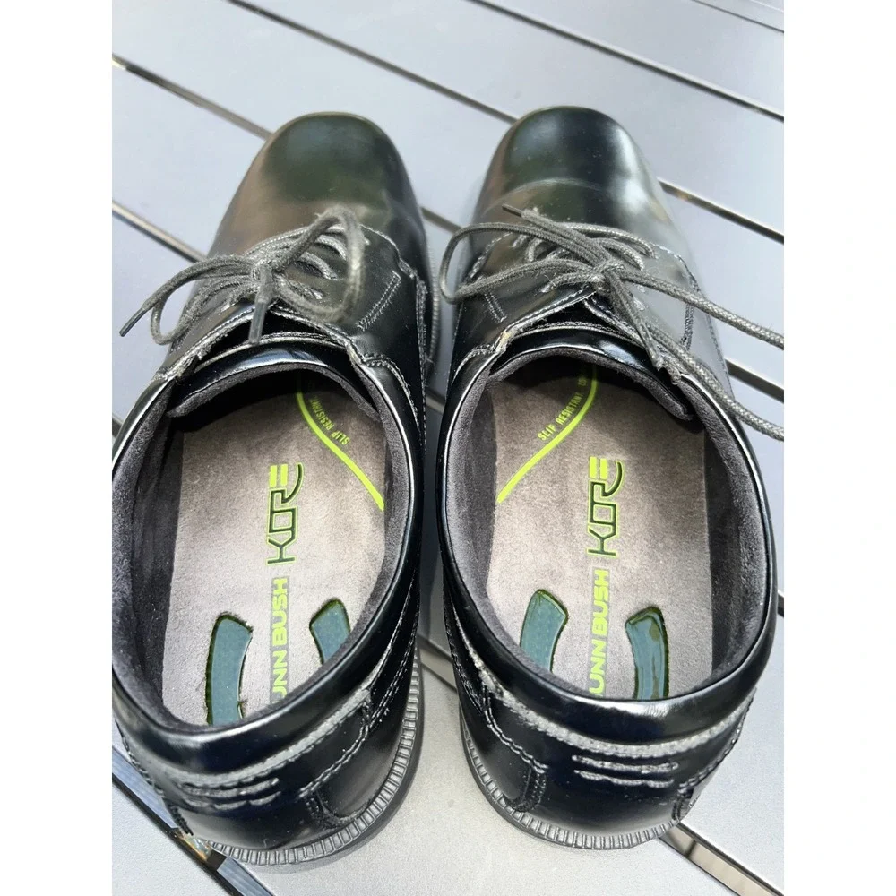 Nunn Bush KORE Comfort Gel Men's Black Leather Oxford Dress Shoes Size 13 M